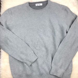 Calvin Klein Gray Pima Cotton Sweater Size L